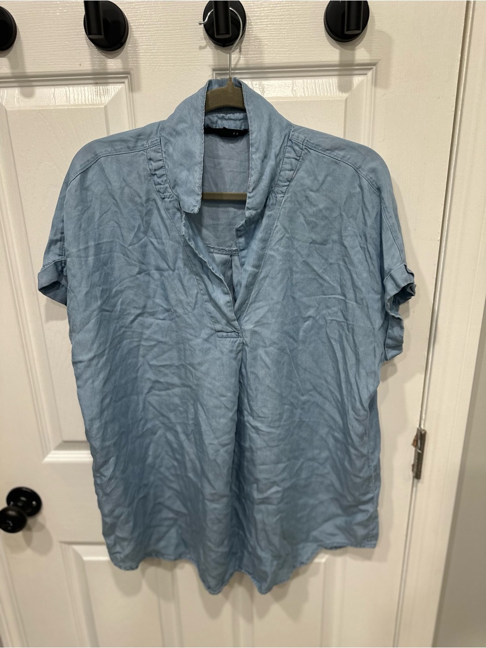 Jane and Delancey Light Blue Chambray Shirt